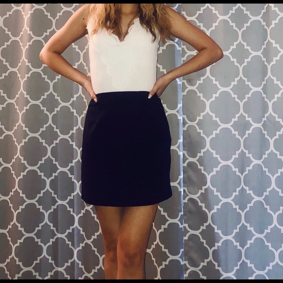 Vintage My Michelle Navy Skirt - Picture 4 of 6